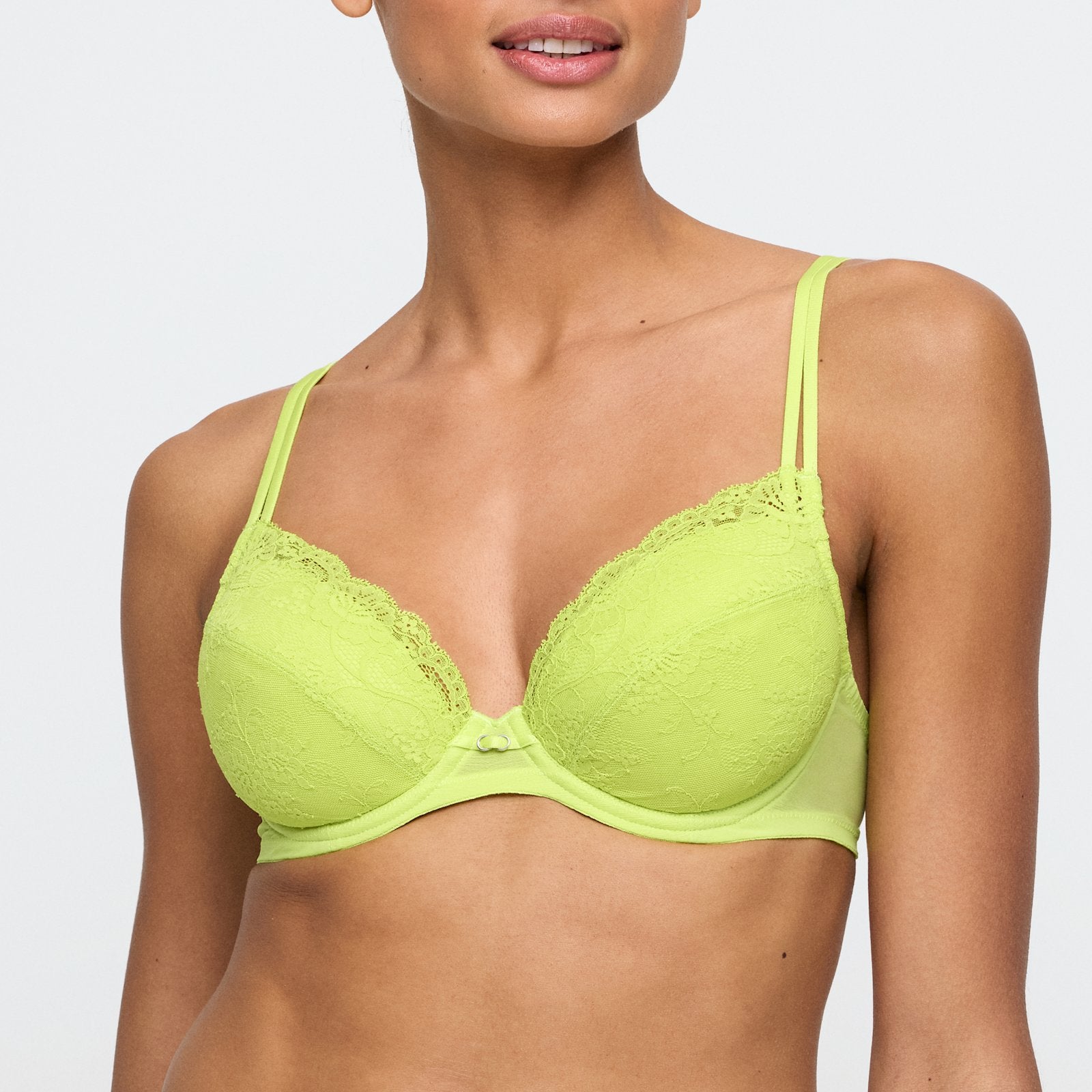 Marie Jo Melipha Push-Up Bra front view in Wild Citrus