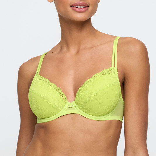 Marie Jo Melipha Push-Up Bra front view in Wild Citrus