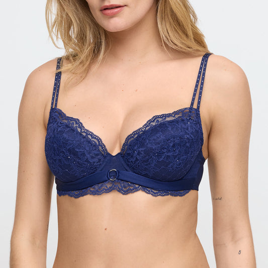 Marie Jo Musea Push-Up Bra alternate view in Sapphire Blue