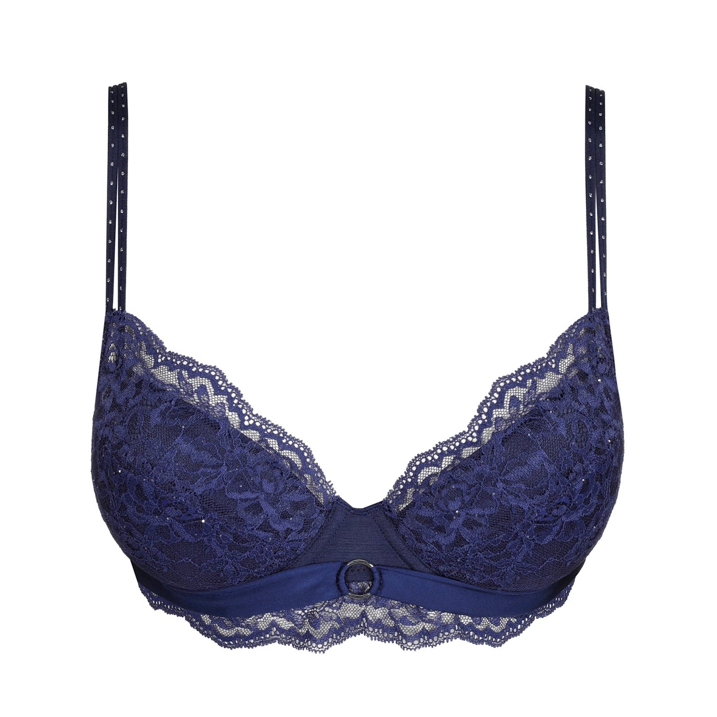 Marie Jo Musea Push-Up Bra detail view in Sapphire Blue