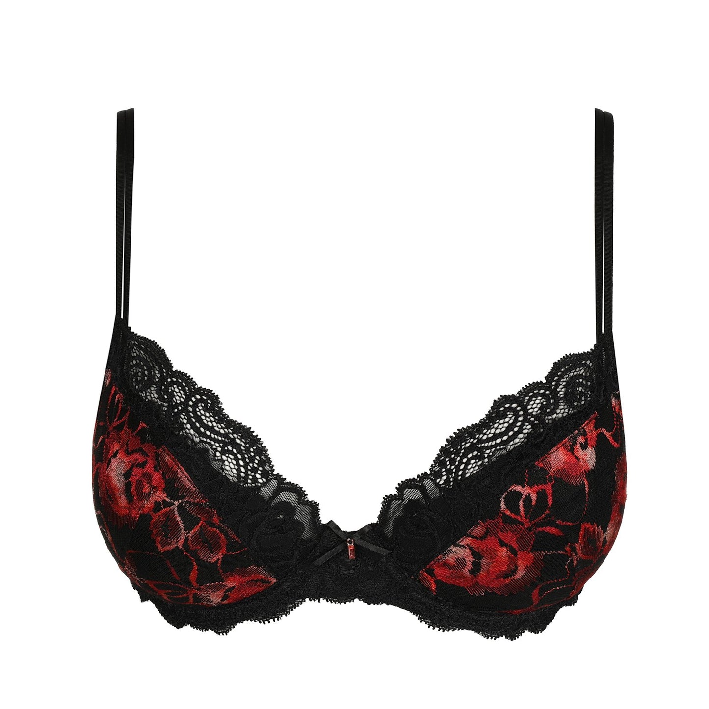 Marie Jo Selyna Push-Up Bra detail view in Spicy Red