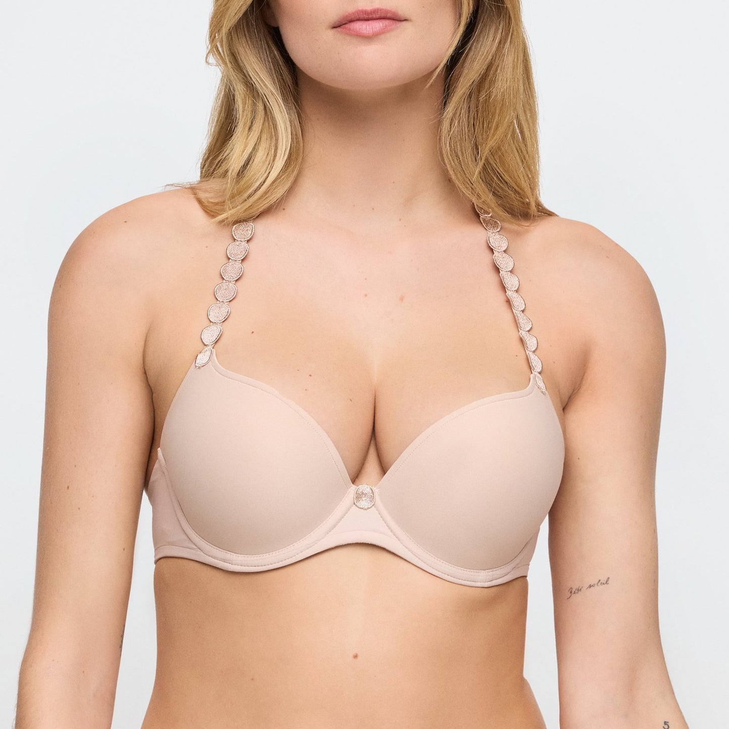 Marie Jo Tom Push-Up Bra detail view in Caffé Latte