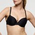 Marie Jo Tom Push-Up Bra front view in Charcoal