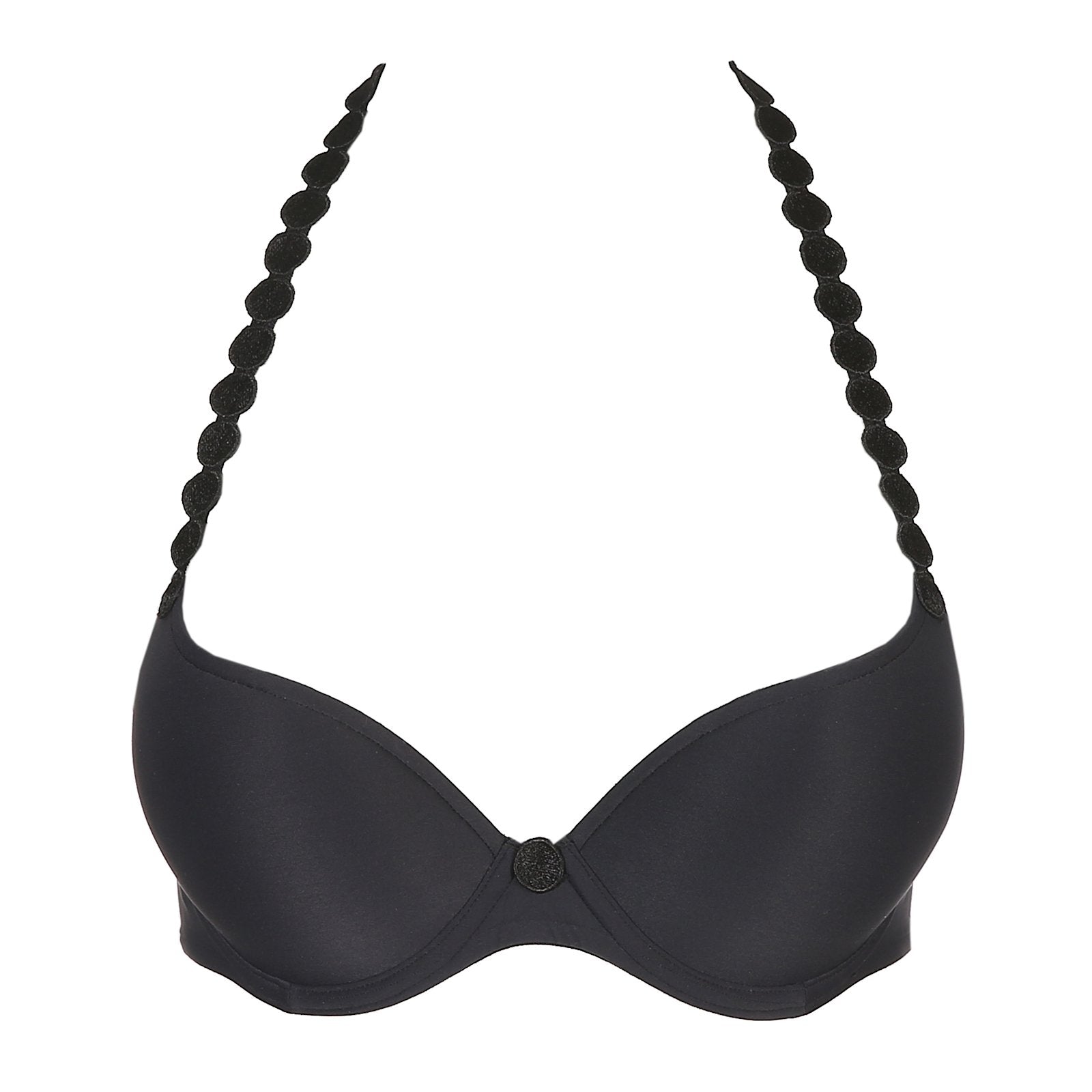 Marie Jo Tom Push-Up Bra detail view in Charcoal