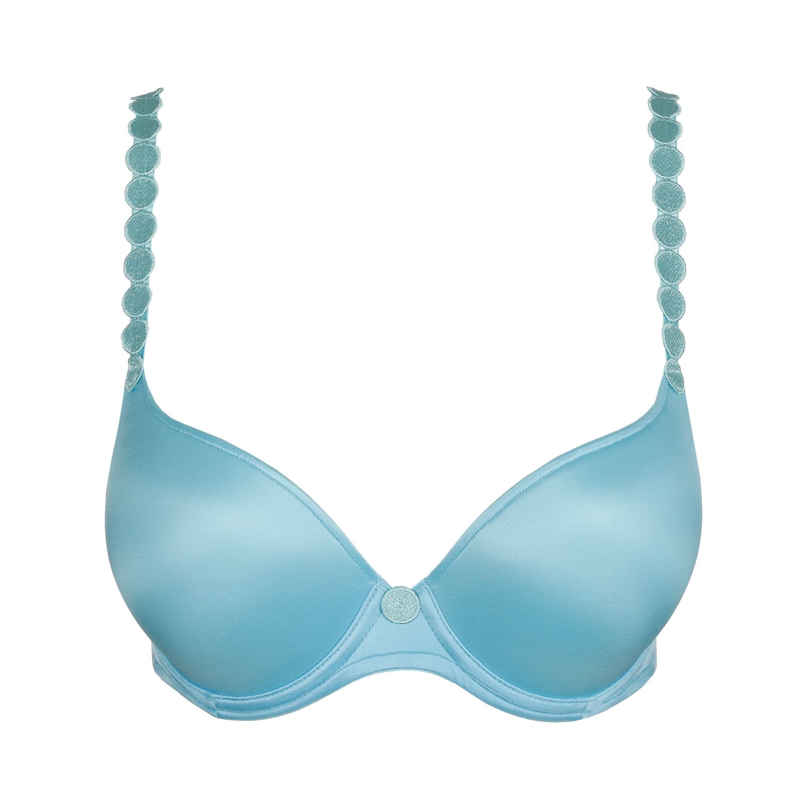 Marie Jo Tom Push-Up Bra detail view in Azure Delight