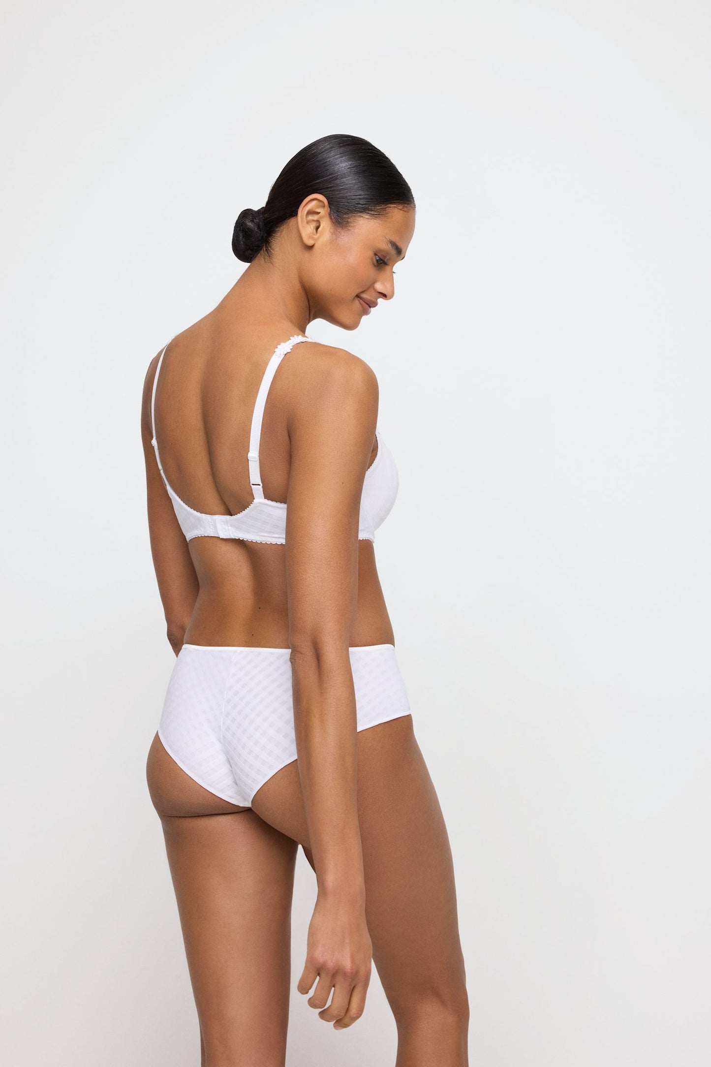 Marie Jo Avero Brief styled on model in White