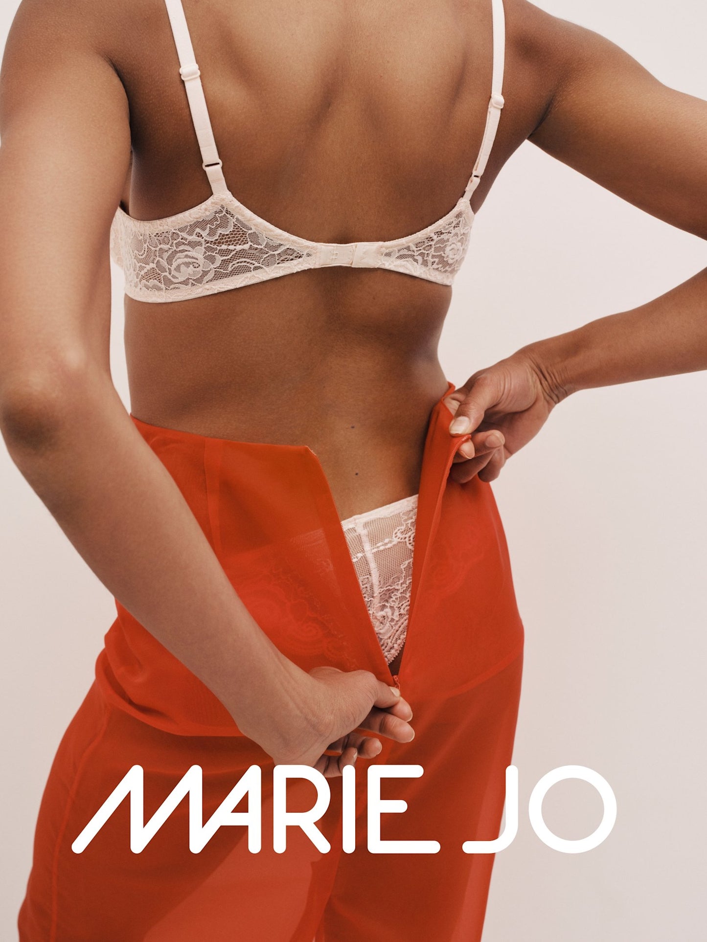 Marie Jo Cyrile Push-Up Bra styled view in Crystal Pink