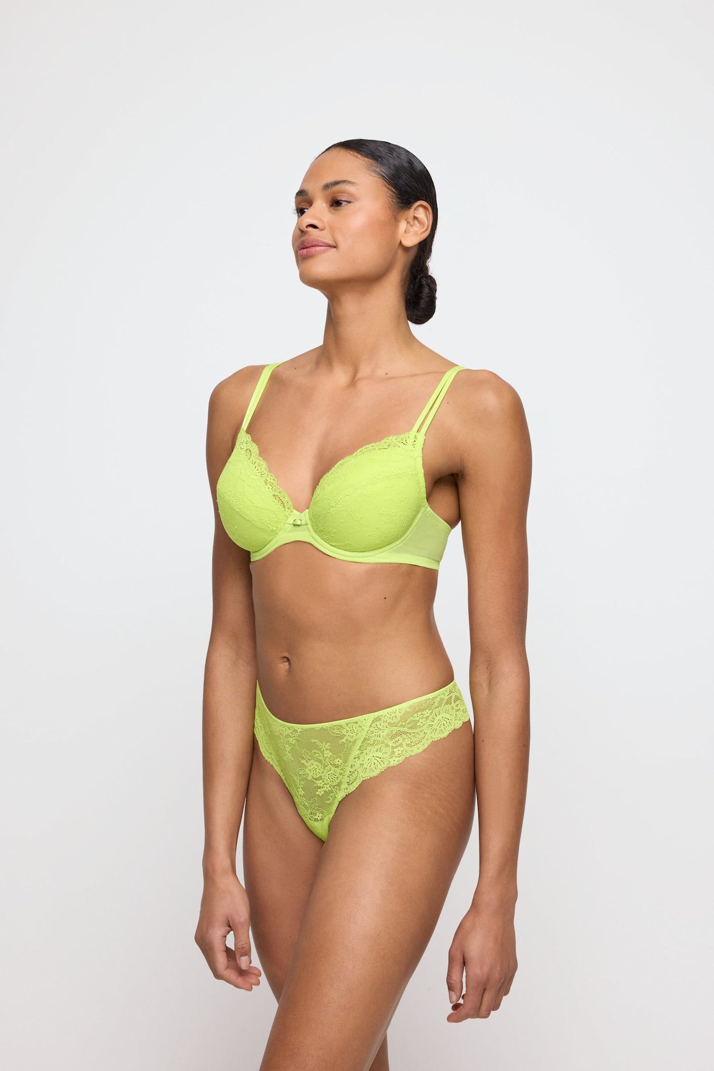 Marie Jo Melipha Thong styled on model in Wild Citrus