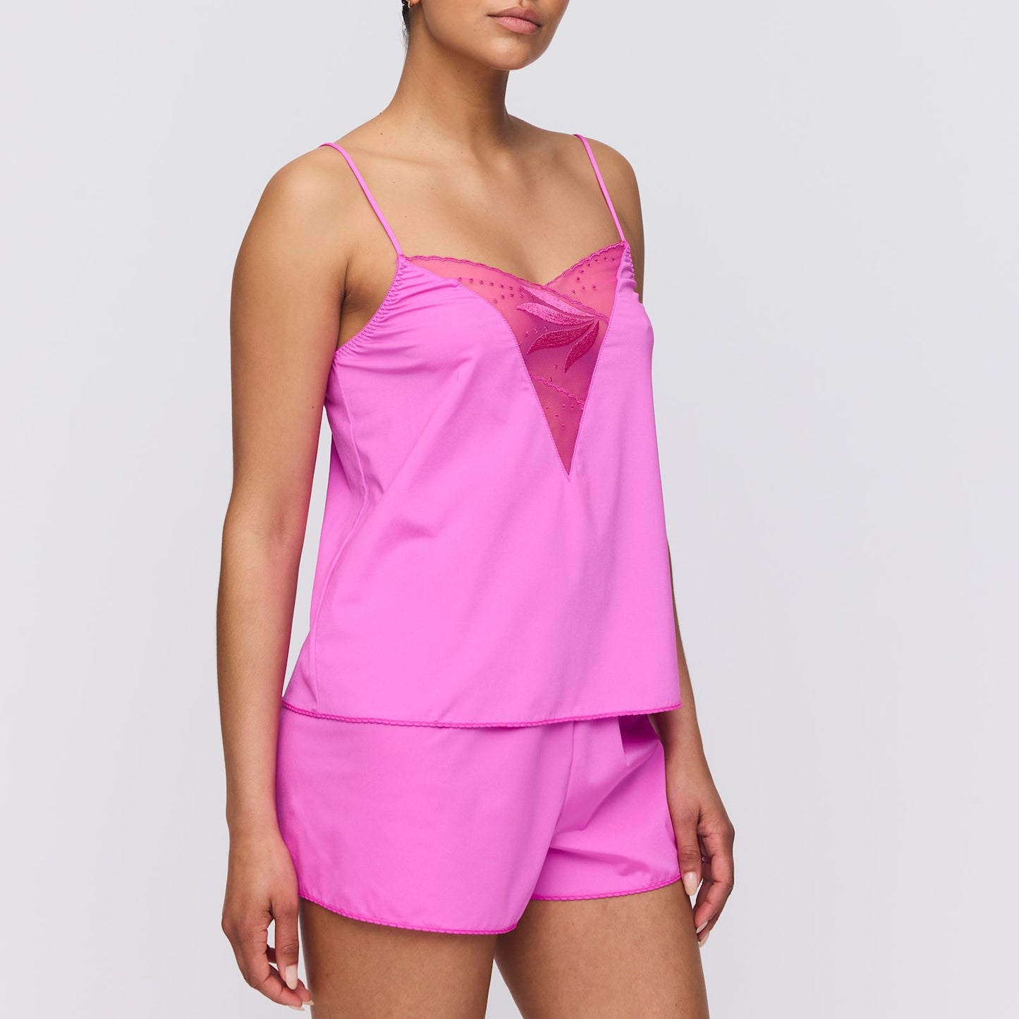 Marie Jo Etoile Pajama Set alternate view in Cactus Flower
