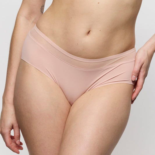 Marie Jo Louie Hotpant front view in Powder Rose