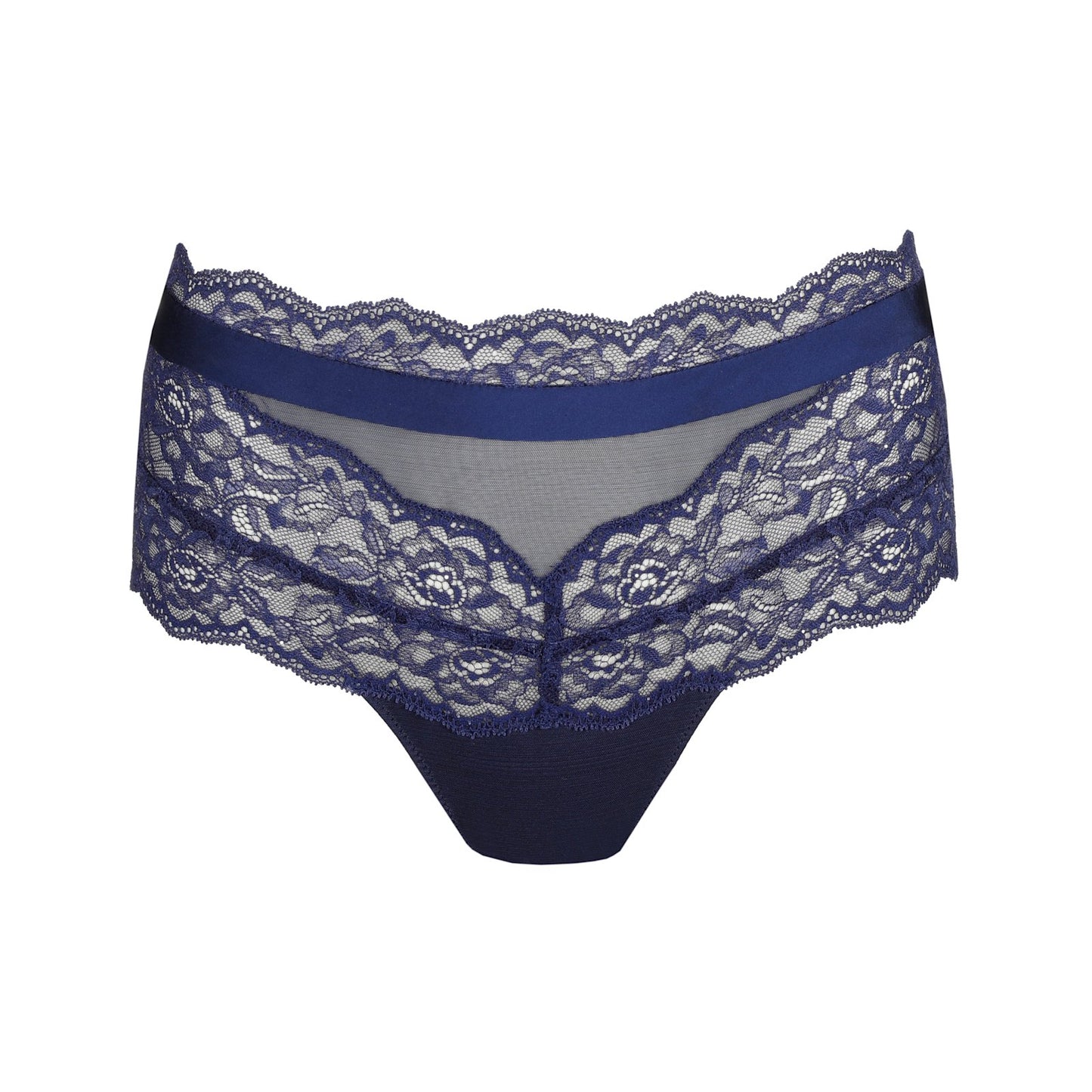 Marie Jo Musea Hotpant detail view in Sapphire Blue