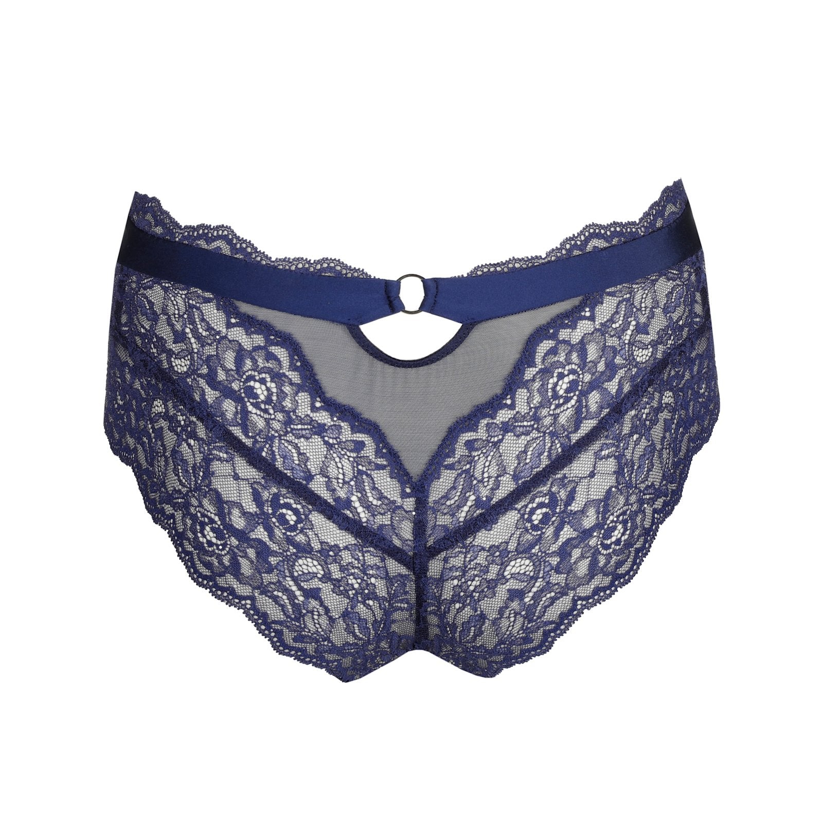 Marie Jo Musea Hotpant detail view in Sapphire Blue