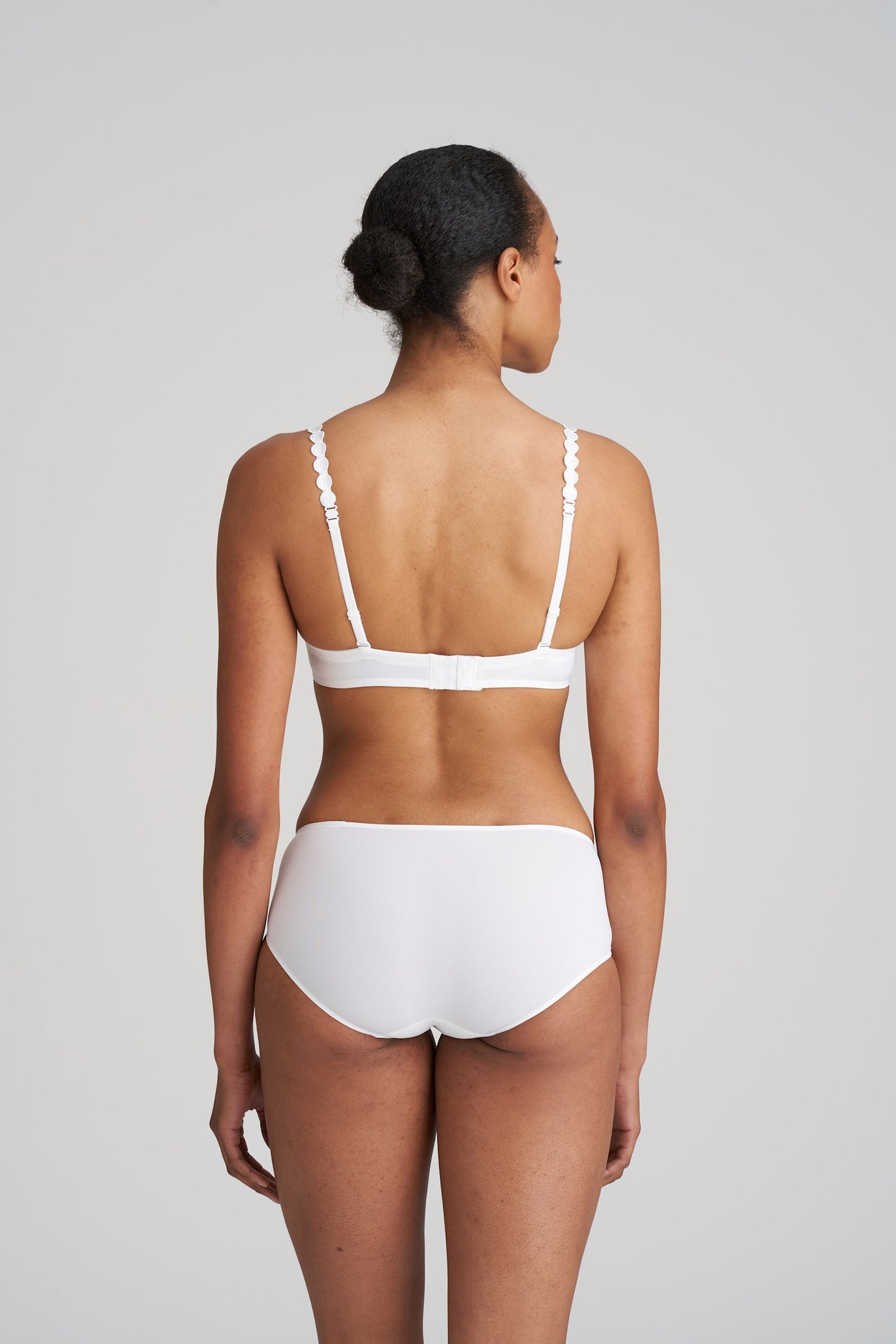 Marie Jo Tom Brief styled on model in White