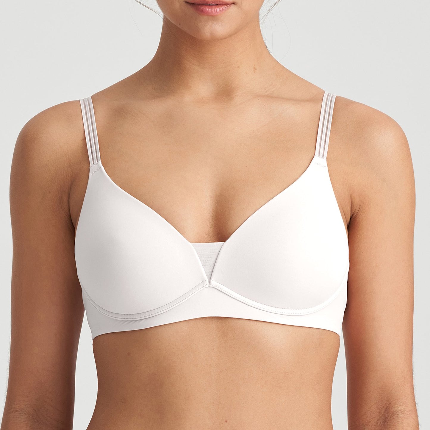Marie Jo Louie Full Cup Bra front view in Natural