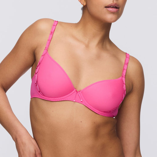 Marie Jo Heleen Spacer Bra front view in Hollywood Pink