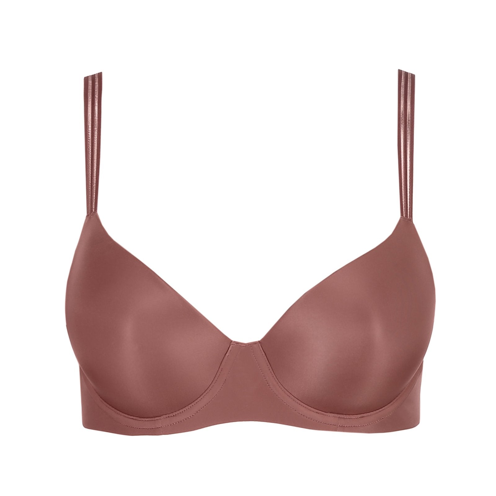 Marie Jo Louie Spacer Bra detail view in Satin Taupe