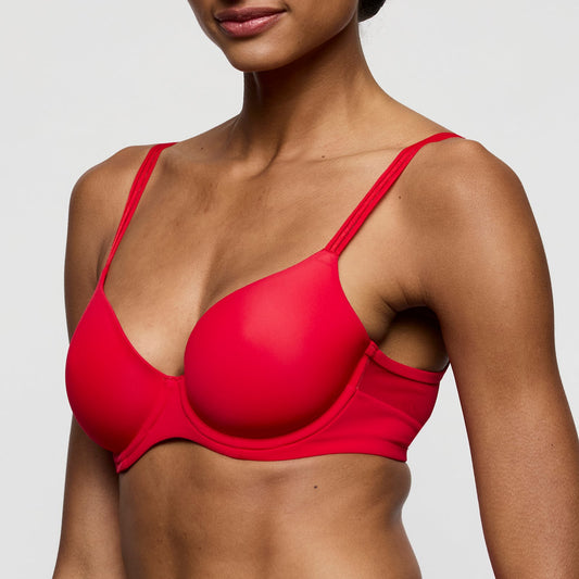 Marie Jo Louie Spacer Bra alternate view in True Red