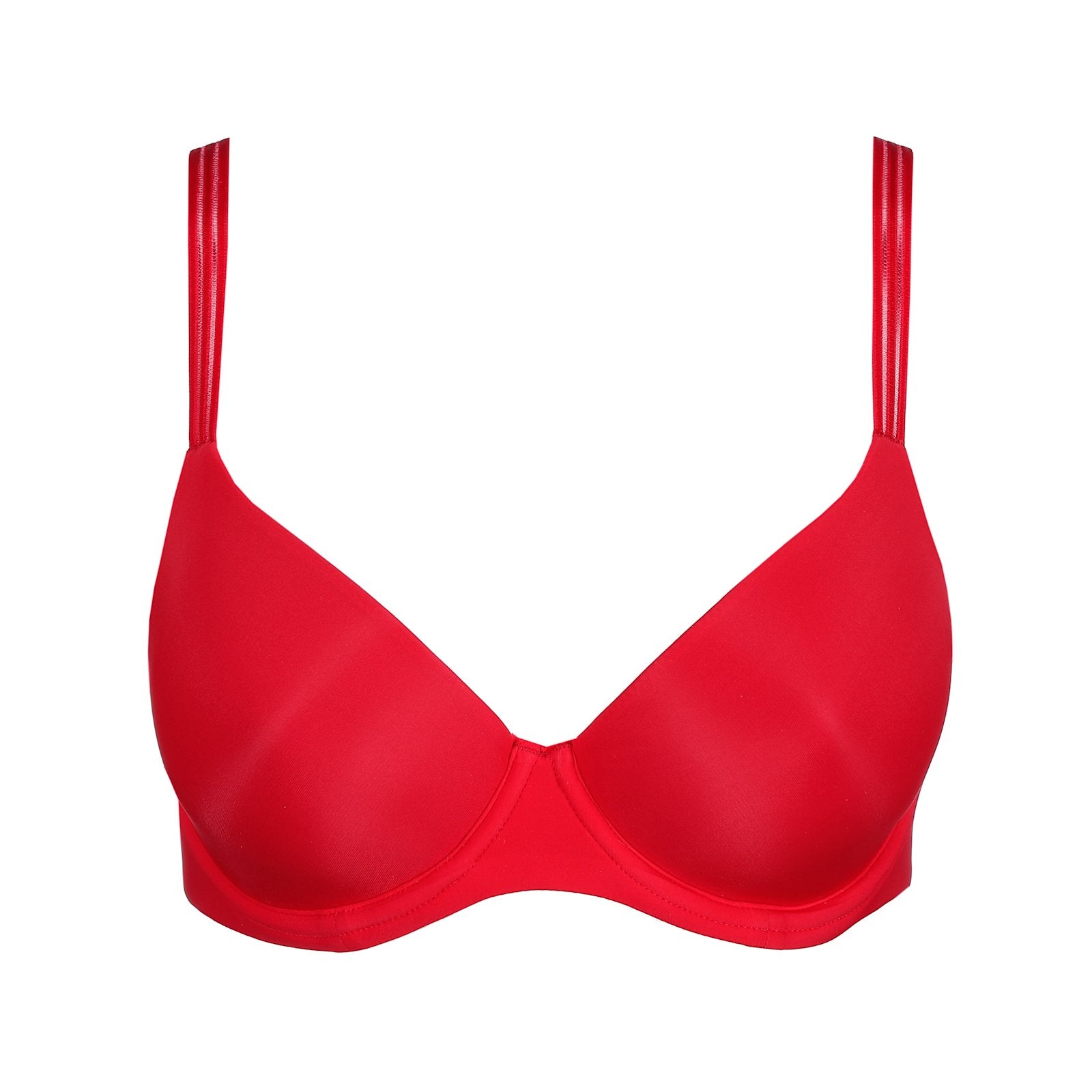Marie Jo Louie Spacer Bra detail view in True Red