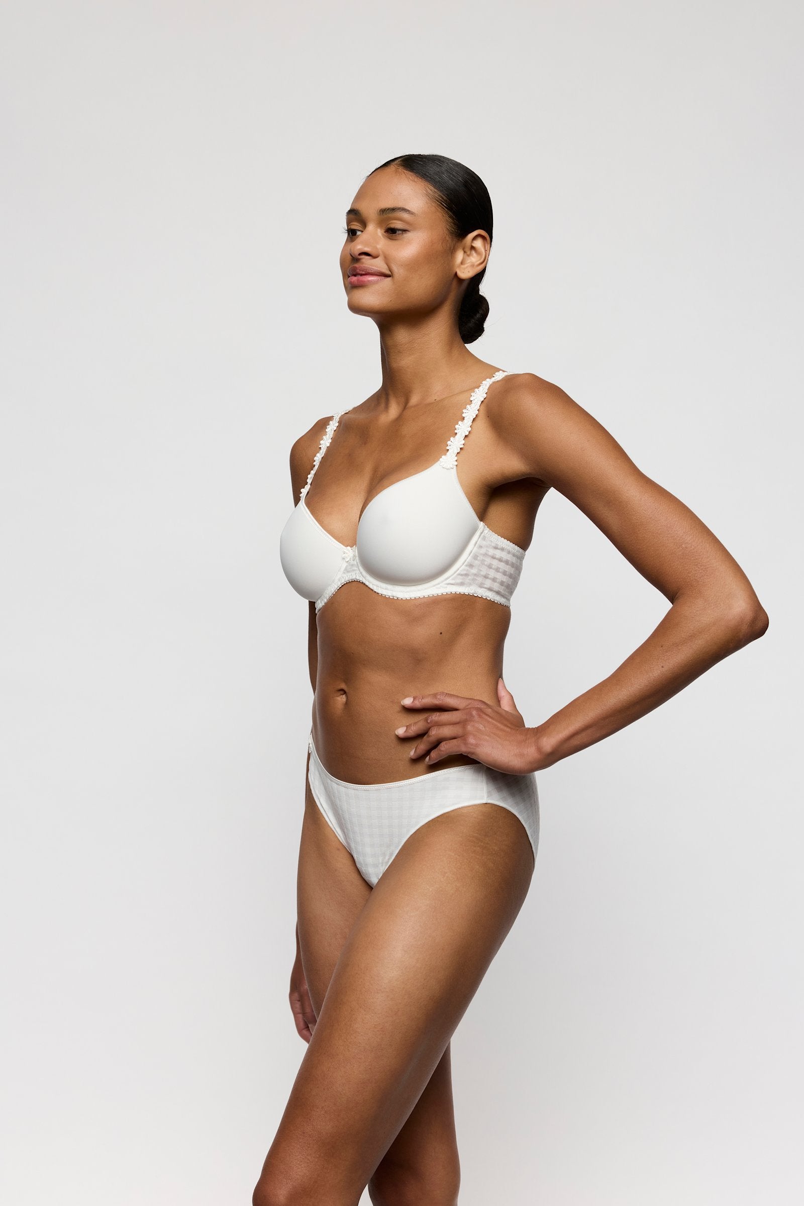 Marie Jo Avero Brief styled on model in Natural