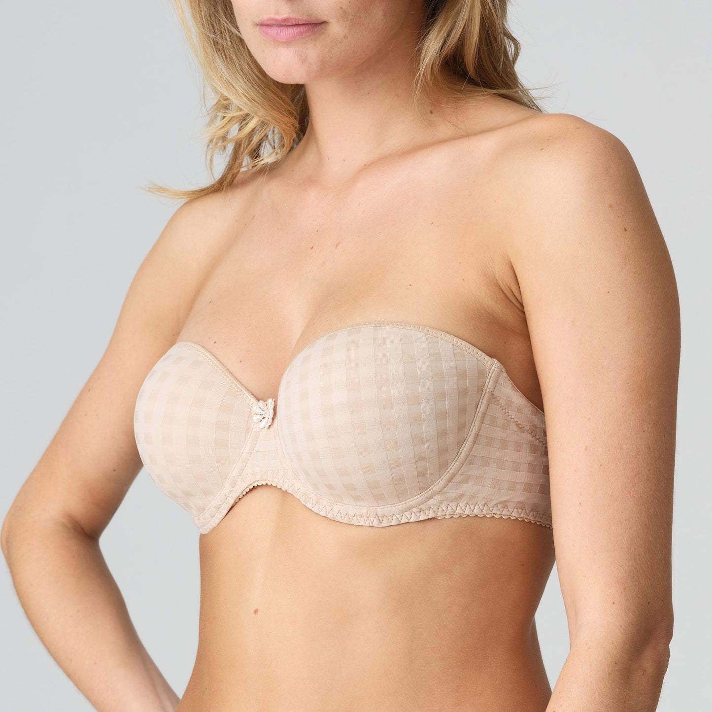 Marie Jo Avero Strapless Bra detail view in Caffé Latte