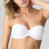 Marie Jo Avero Strapless Bra front view in White