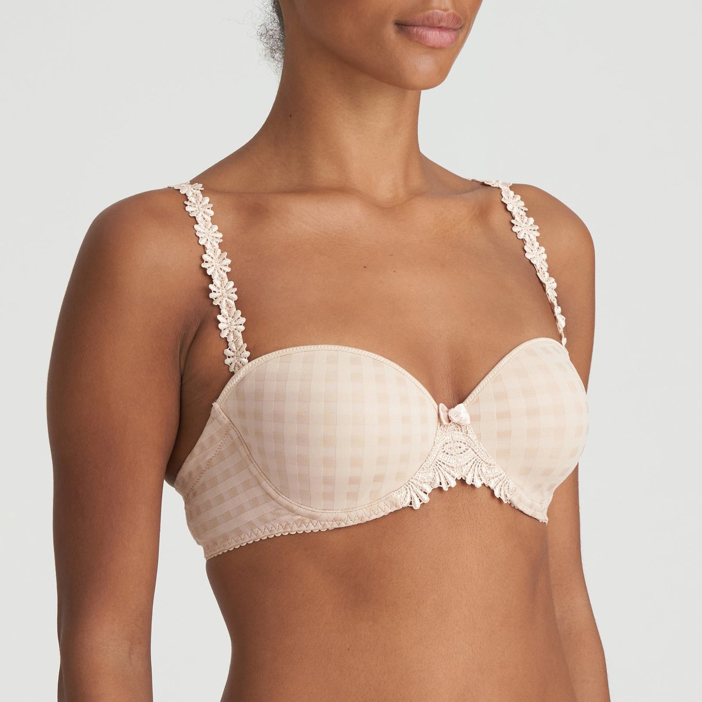 Marie Jo Avero Strapless Bra detail view in Caffé Latte