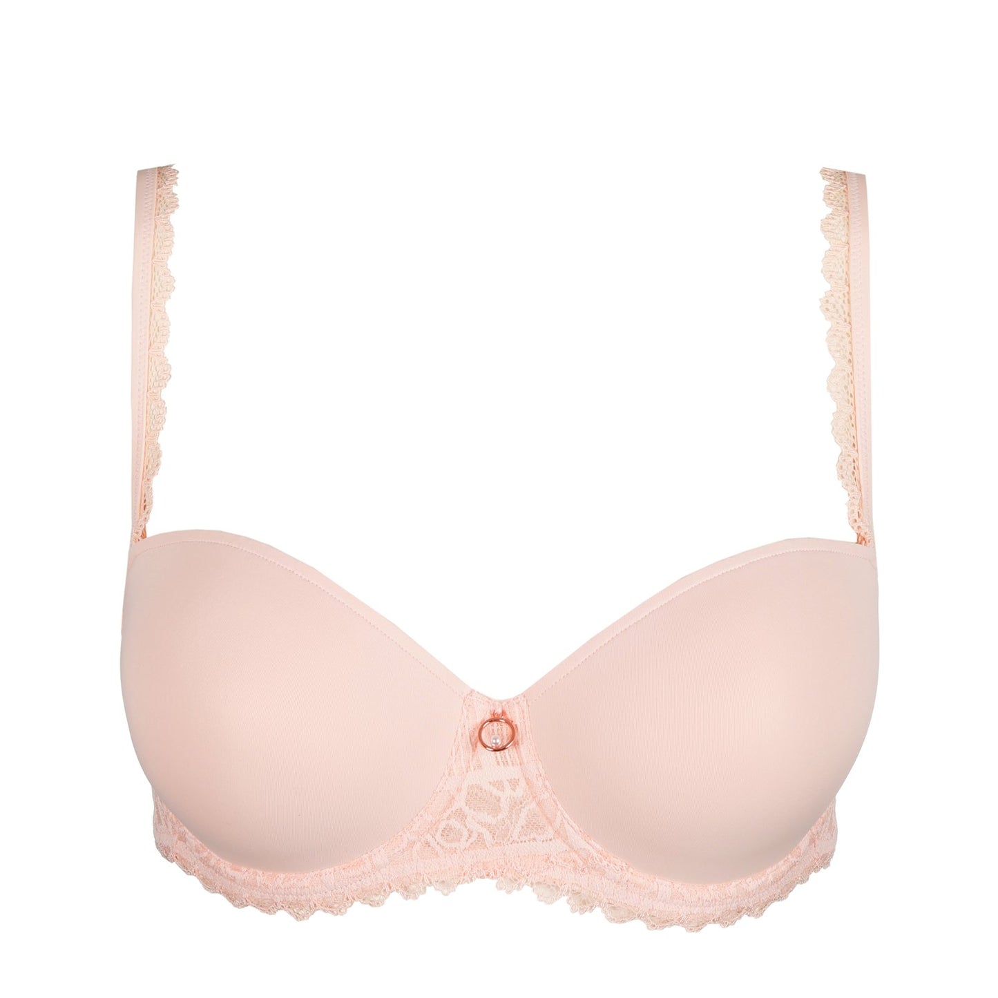 Marie Jo Jadei Strapless Bra detail view in Glossy Pink