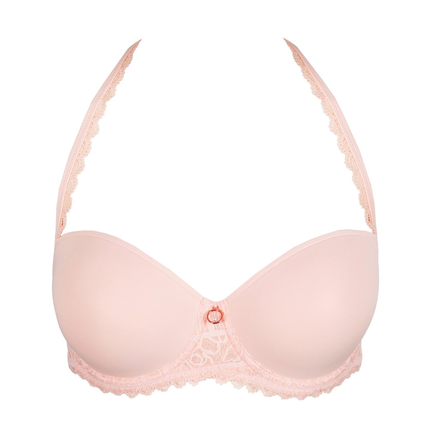 Marie Jo Jadei Strapless Bra detail view in Glossy Pink