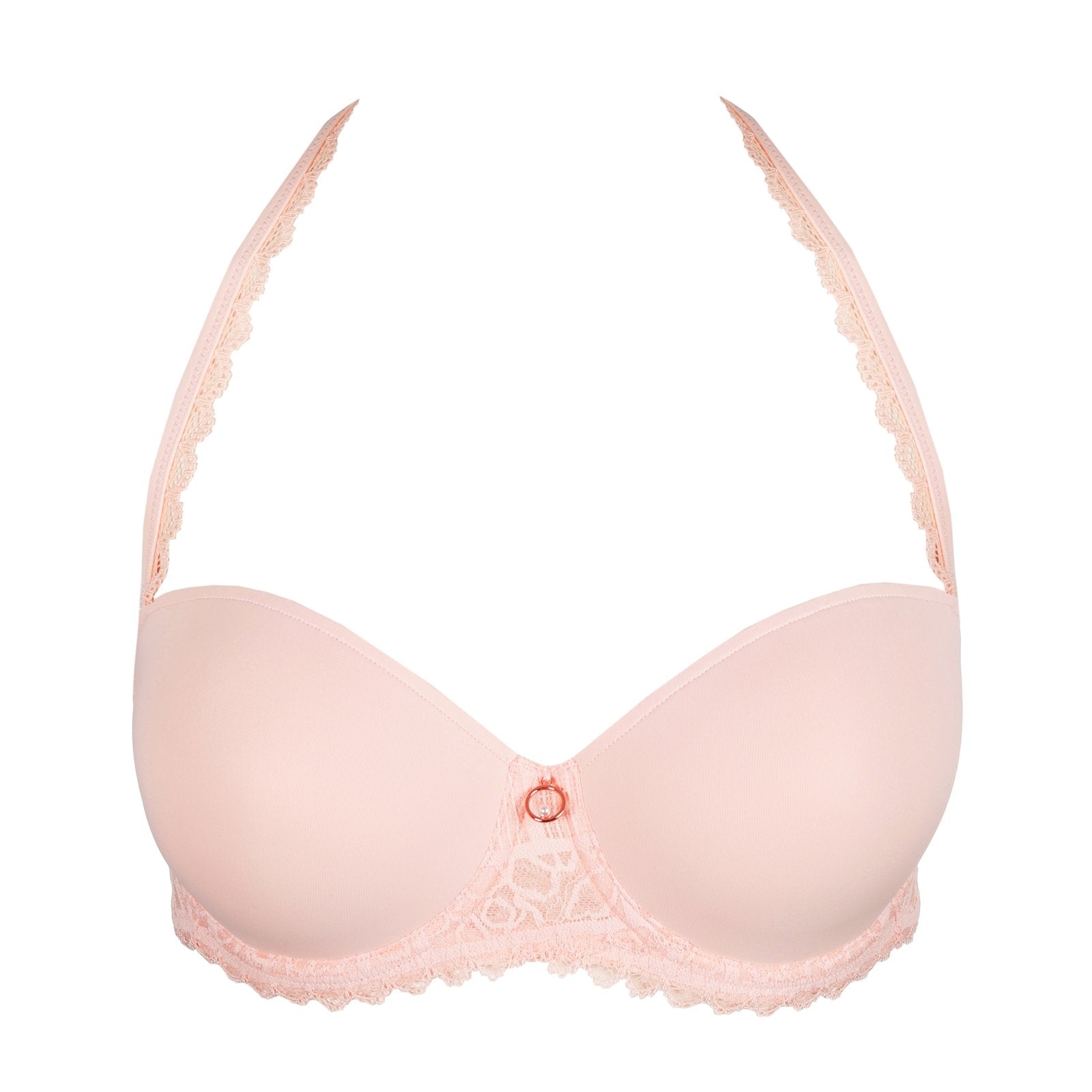 Marie Jo Jadei Strapless Bra detail view in Glossy Pink