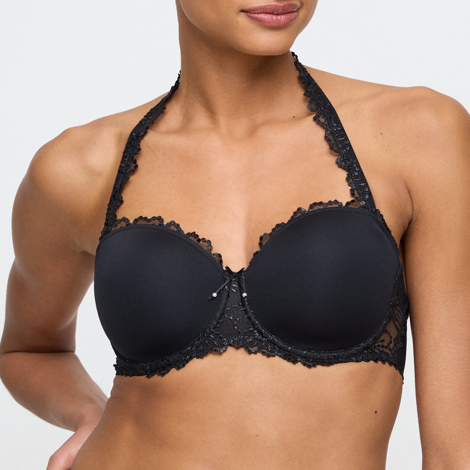 Marie Jo Jane Strapless Bra detail view in Black