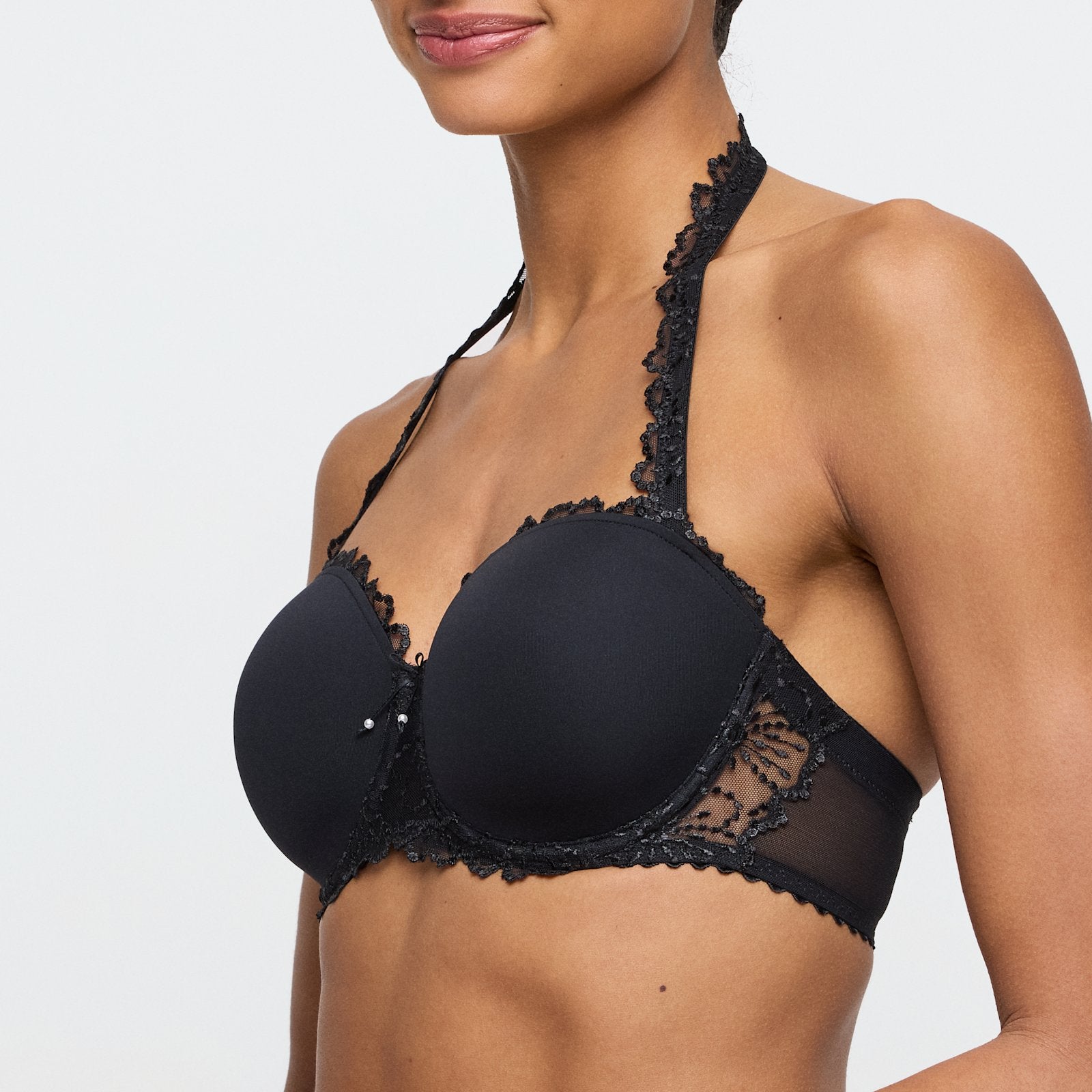 Marie Jo Jane Strapless Bra detail view in Black