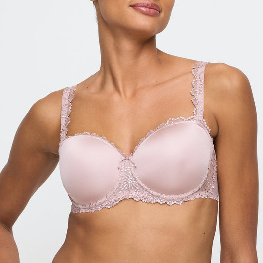 Marie Jo Jane Strapless Bra front view in Bois De Rose