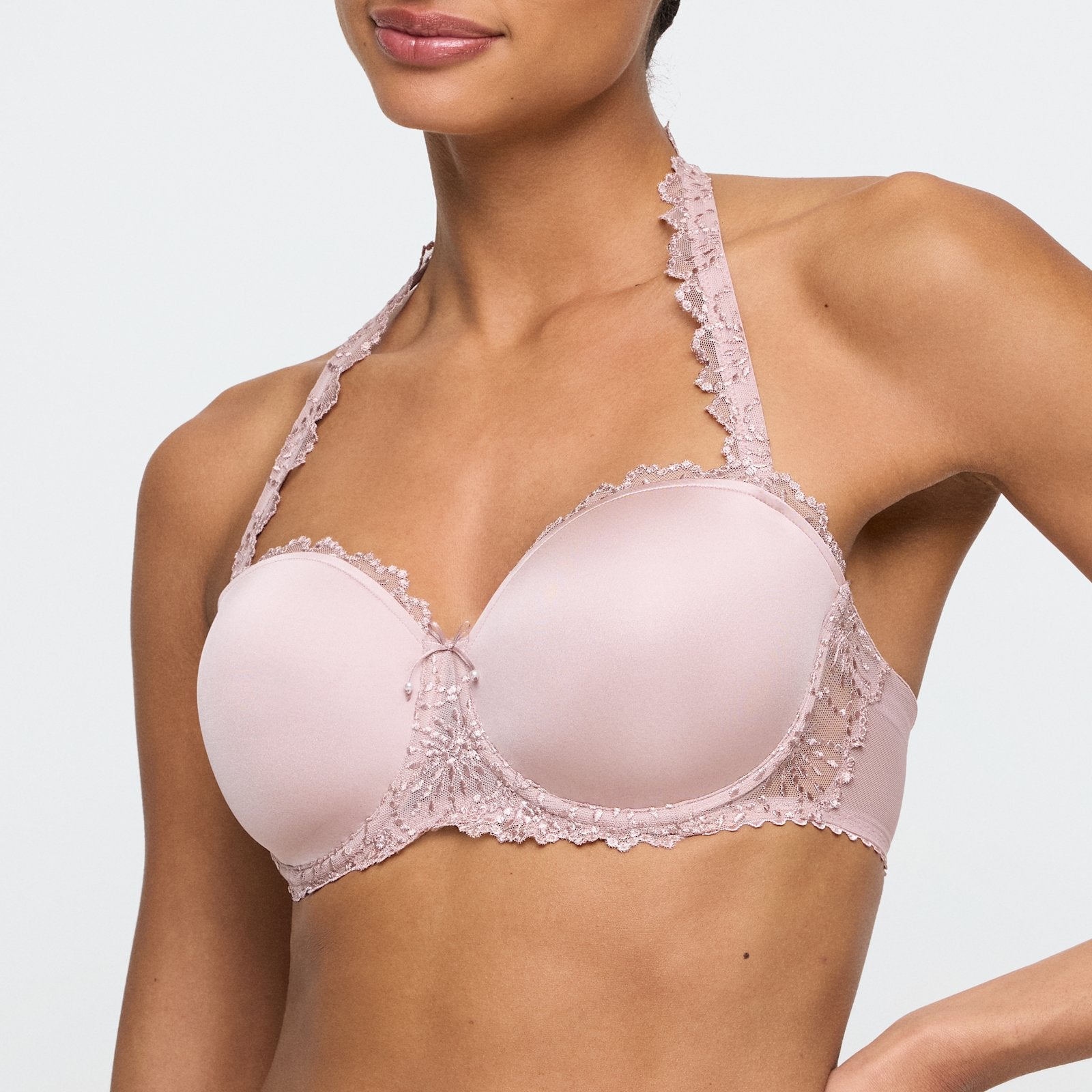 Marie Jo Jane Strapless Bra detail view in Bois De Rose