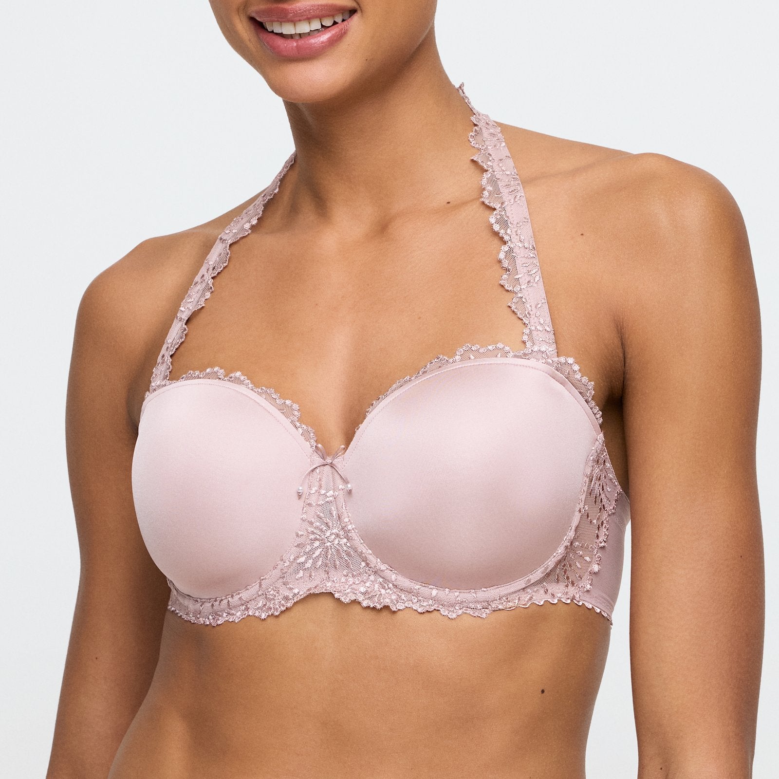 Marie Jo Jane Strapless Bra detail view in Bois De Rose