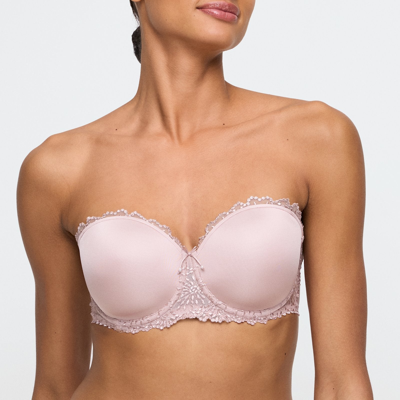 Marie Jo Jane Strapless Bra detail view in Bois De Rose