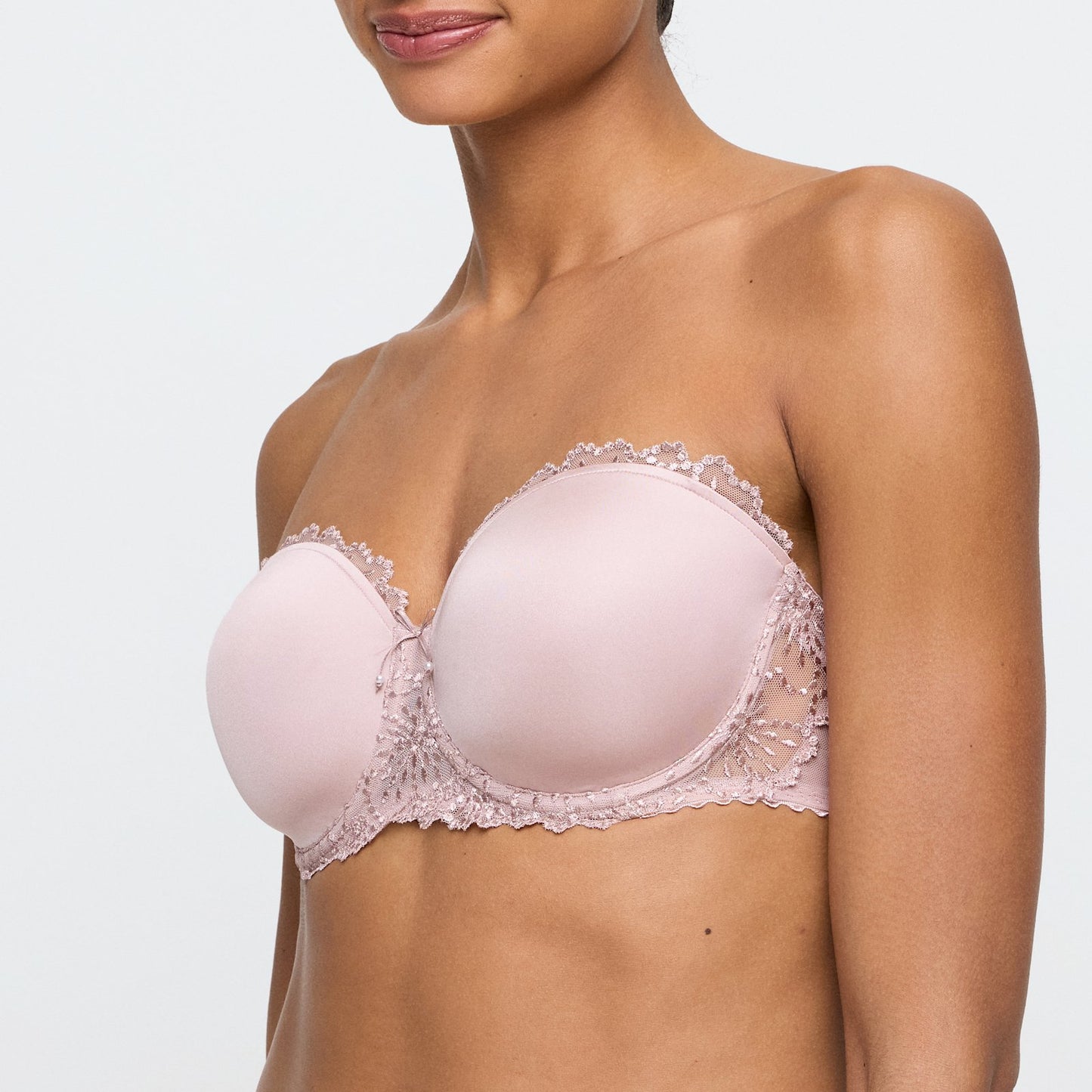Marie Jo Jane Strapless Bra detail view in Bois De Rose