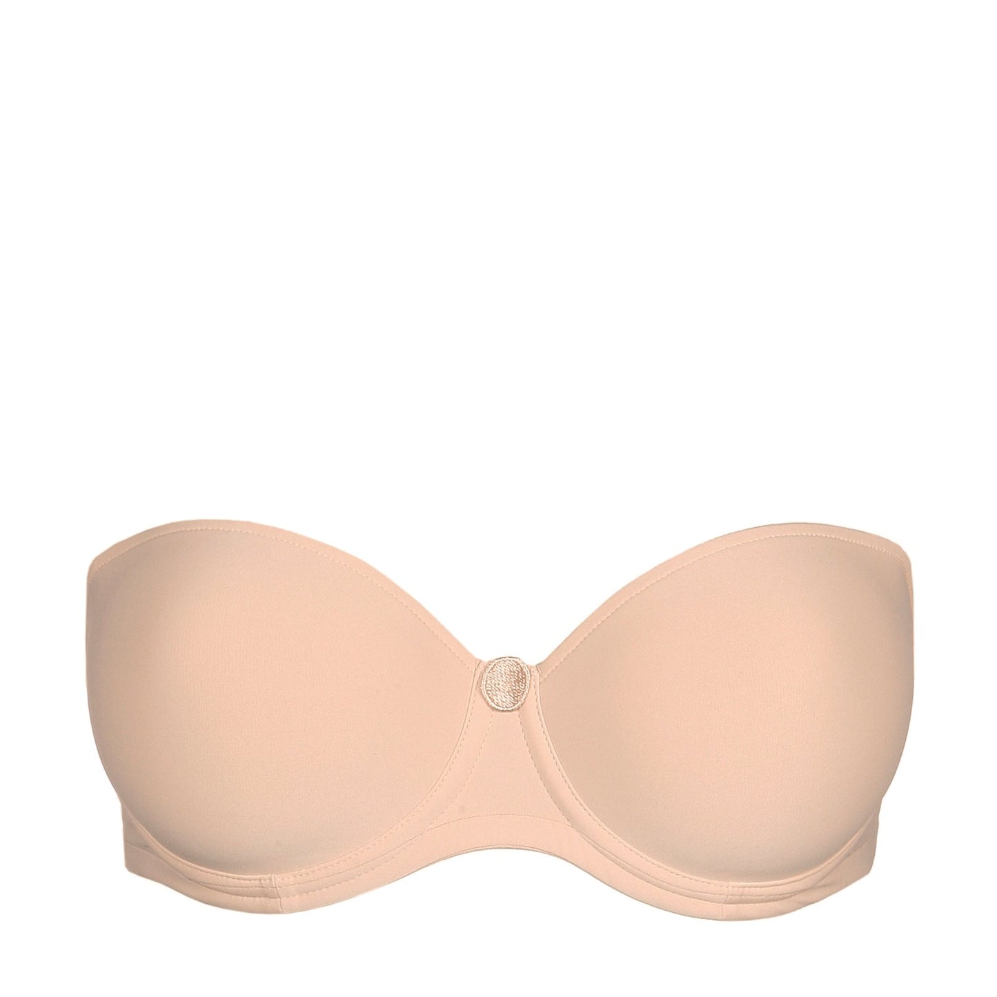 Marie Jo Tom Strapless Bra detail view in Caffé Latte