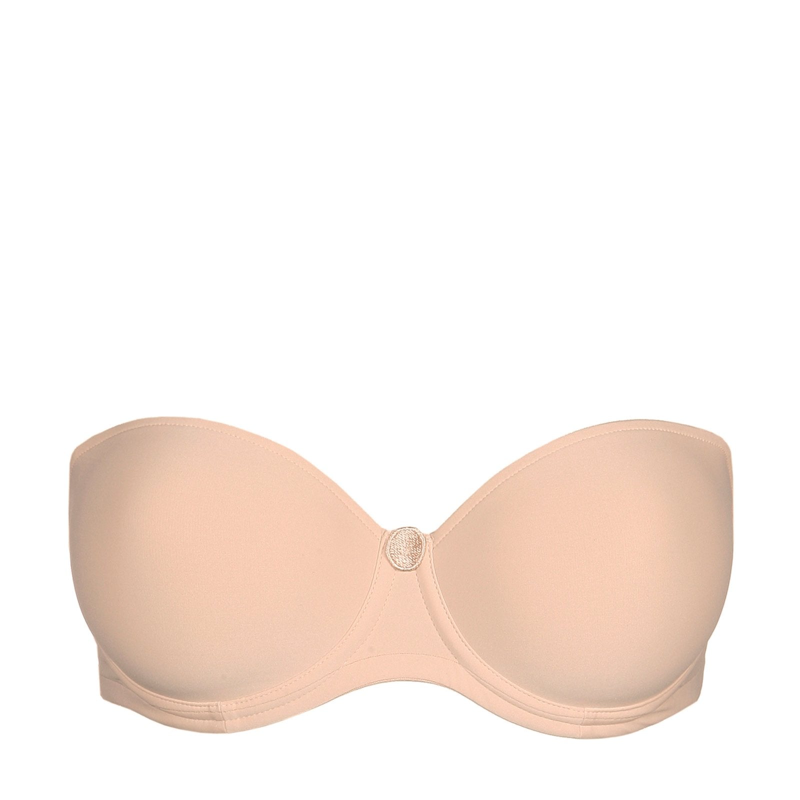 Marie Jo Tom Strapless Bra detail view in Caffé Latte