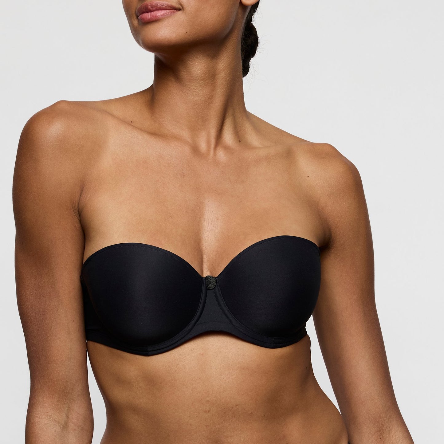 Marie Jo Tom Strapless Bra alternate view in Charcoal