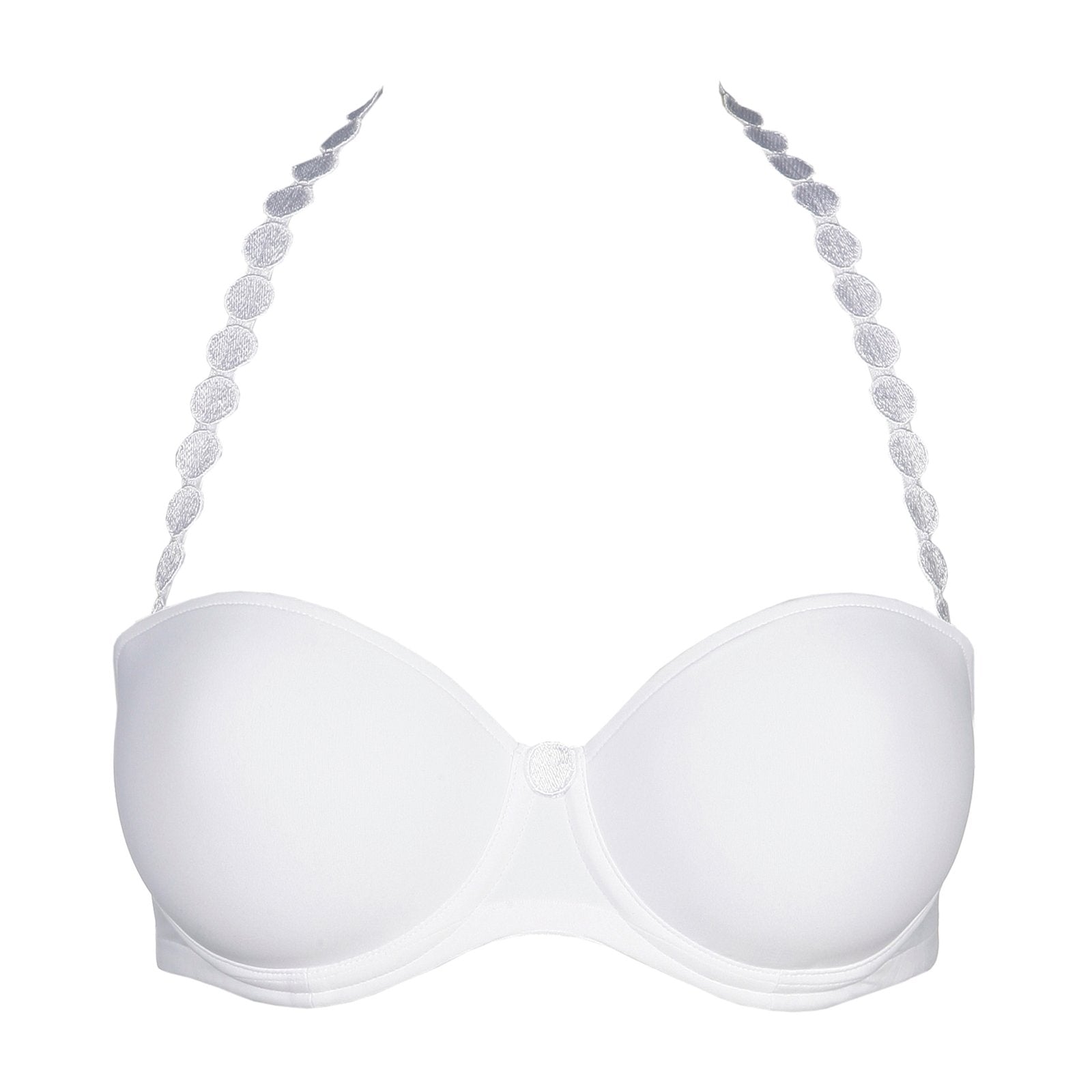 Marie Jo Tom Strapless Bra detail view in White