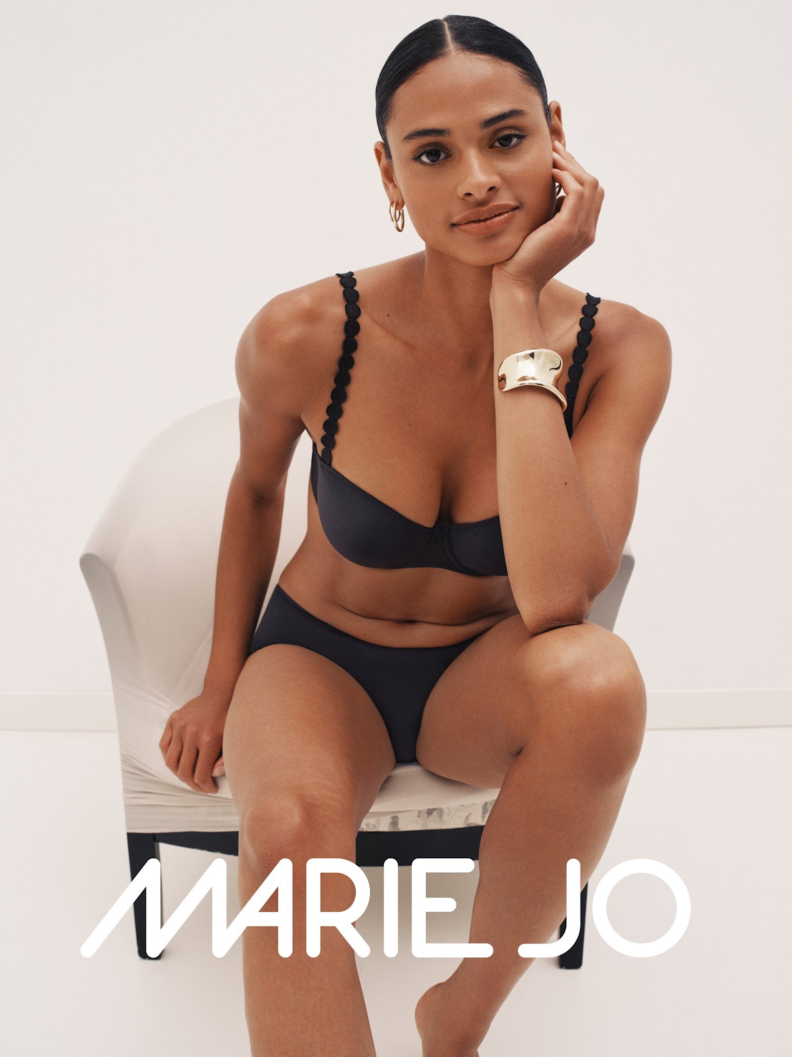 Marie Jo Tom Brief styled view in Charcoal