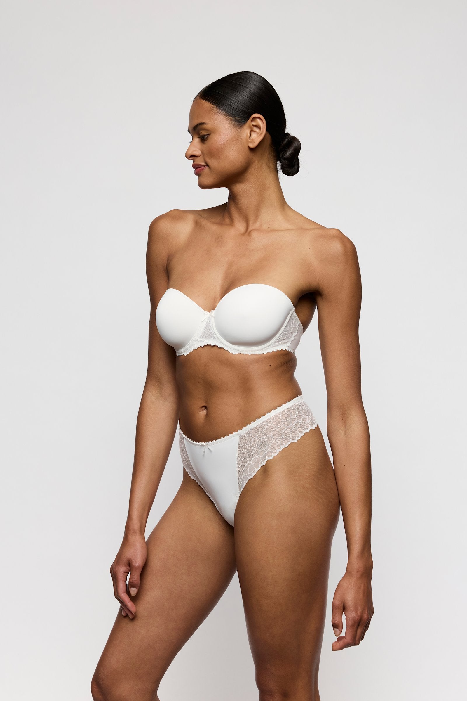 Marie Jo Azelie Thong styled on model in Natural