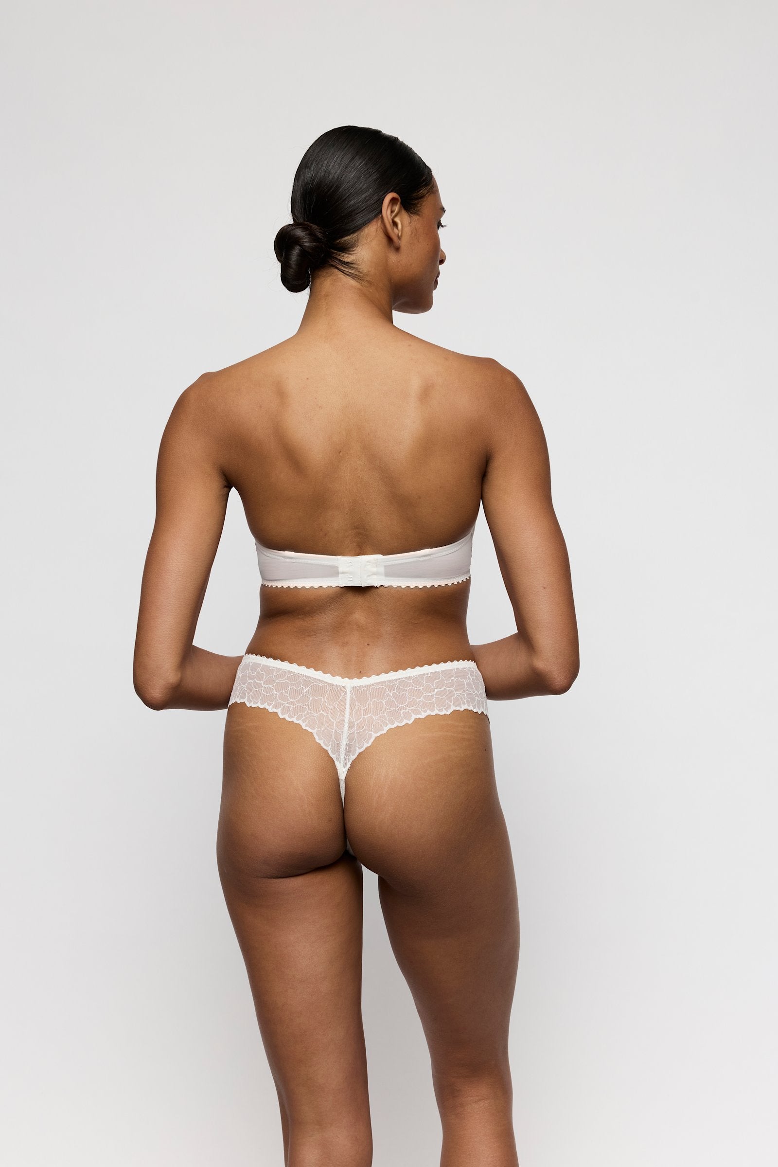 Marie Jo Azelie Thong styled on model in Natural