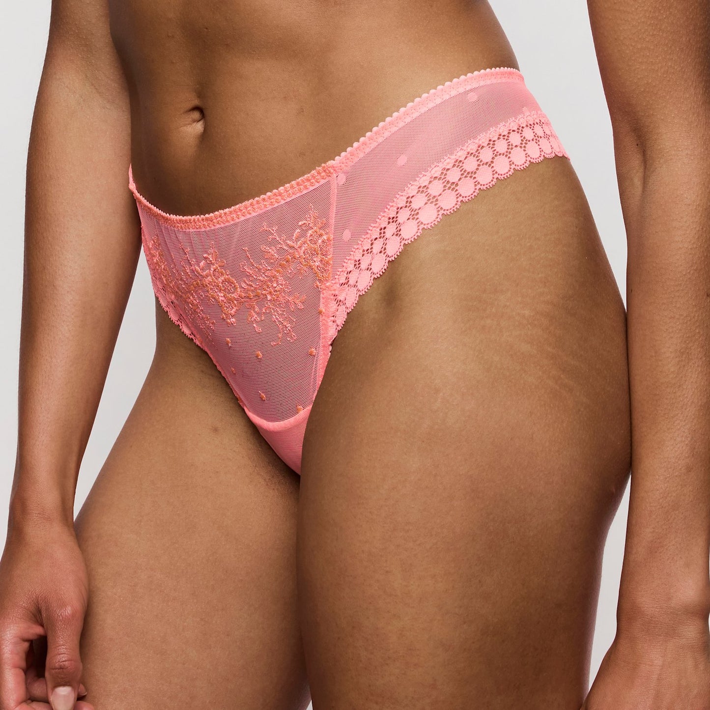 Marie Jo Annaelle Thong alternate view in Neon Peach