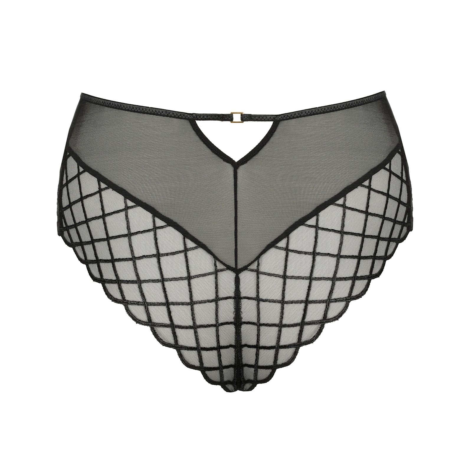 Marie Jo Aven Luxury Thong detail view in Black