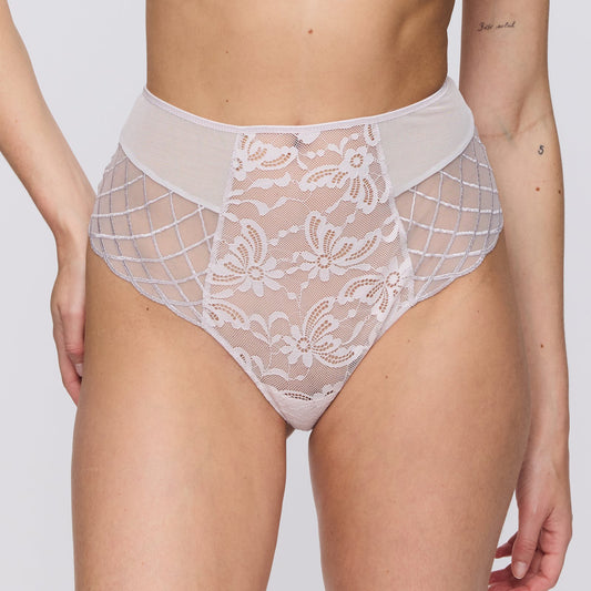 Marie Jo Aven Luxury Thong front view in Marble