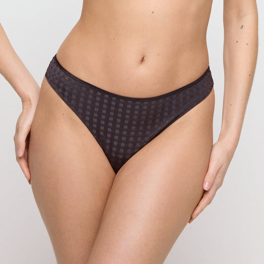 Marie Jo Avero Thong front view in Sweet Chocolate