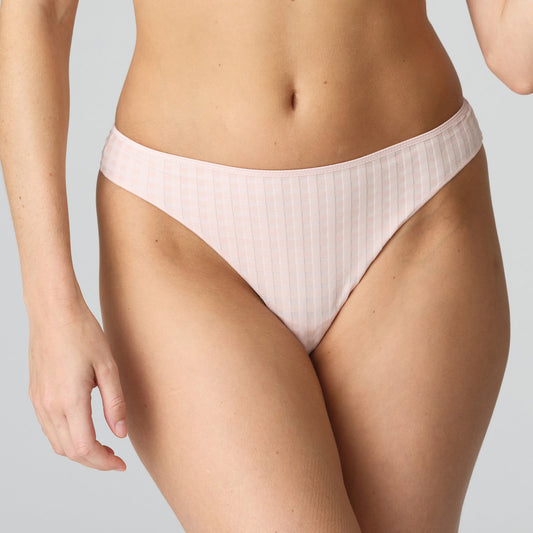 Marie Jo Avero Thong front view in Pearly Pink
