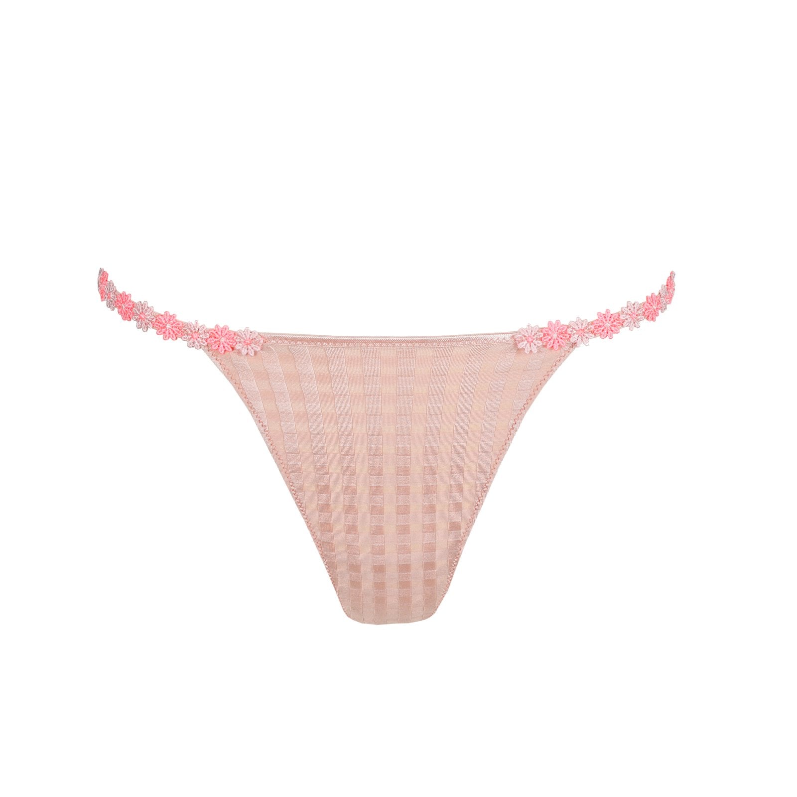 Marie Jo Avero Tiny Mini Thong detail view in Powder Rose