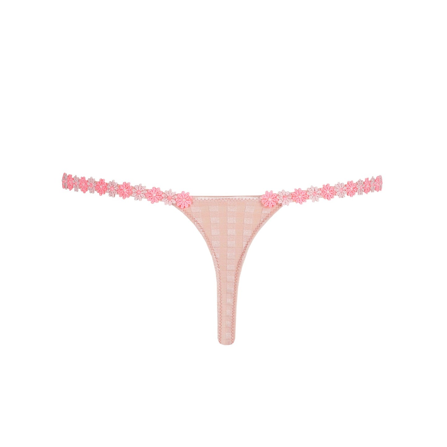 Marie Jo Avero Tiny Mini Thong detail view in Powder Rose